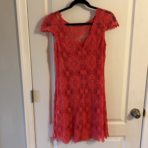 Ali Ra lace pink dress. Size 8 - Picture 2 of 8